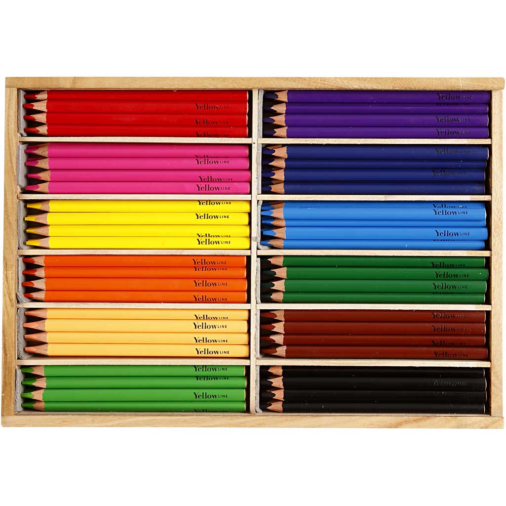 Creativ company colored pencils, 5 mm lead, jumbo, various colors, 144 pieces 1 box