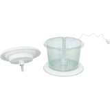 Trixie drinkfontein bubble stream blauw wit