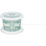 Trixie drinkfontein bubble stream blauw wit