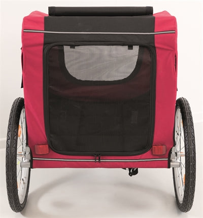 Trixie dog bike cart black red