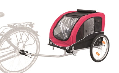 Trixie dog bike cart black red