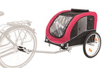 Trixie dog bike cart black red