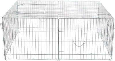 Trixie Natura rodents with roof galvanized metal
