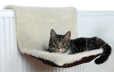 Trixie Radiator Hangmat Plush Velor Creme Brown
