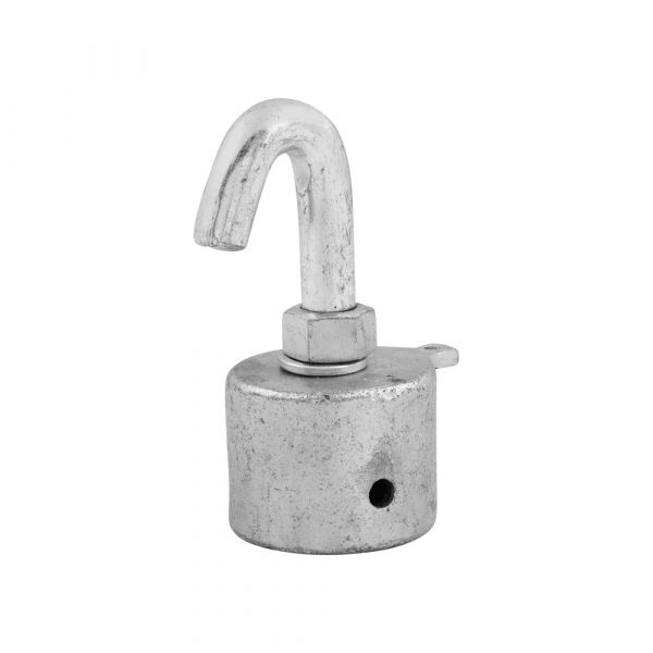 End piece round hook (43 mm.)