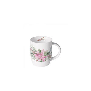 Ambiente muki 200ml vaaleanpunainen joulutähti