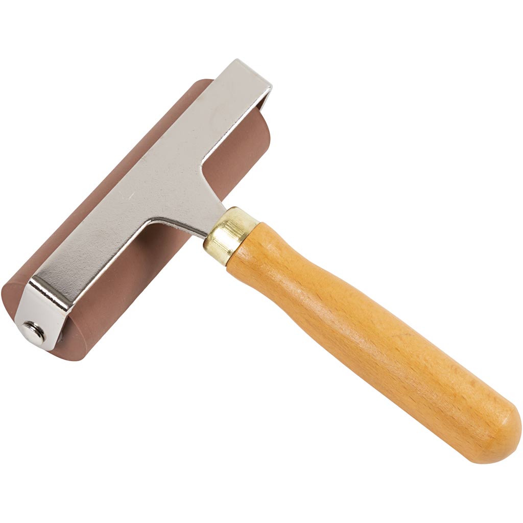 Kreativfirma Gummi -Roller Linoleum Roller