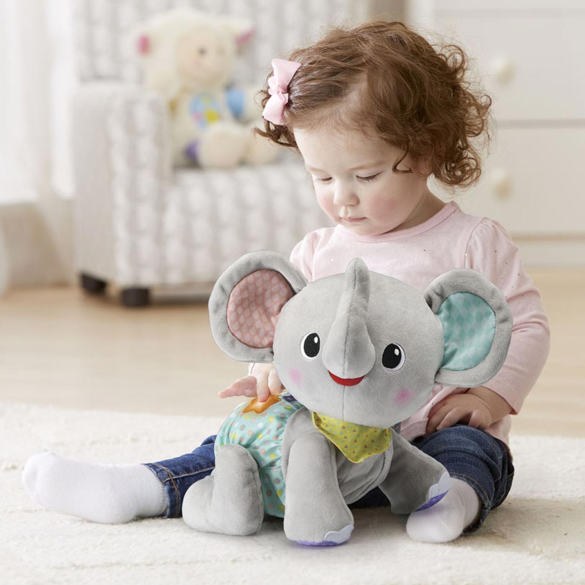 Słonia skórzana VTech Crawl