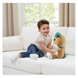 Vtech embrasse mon chiot interactif turquoise brune en peluche