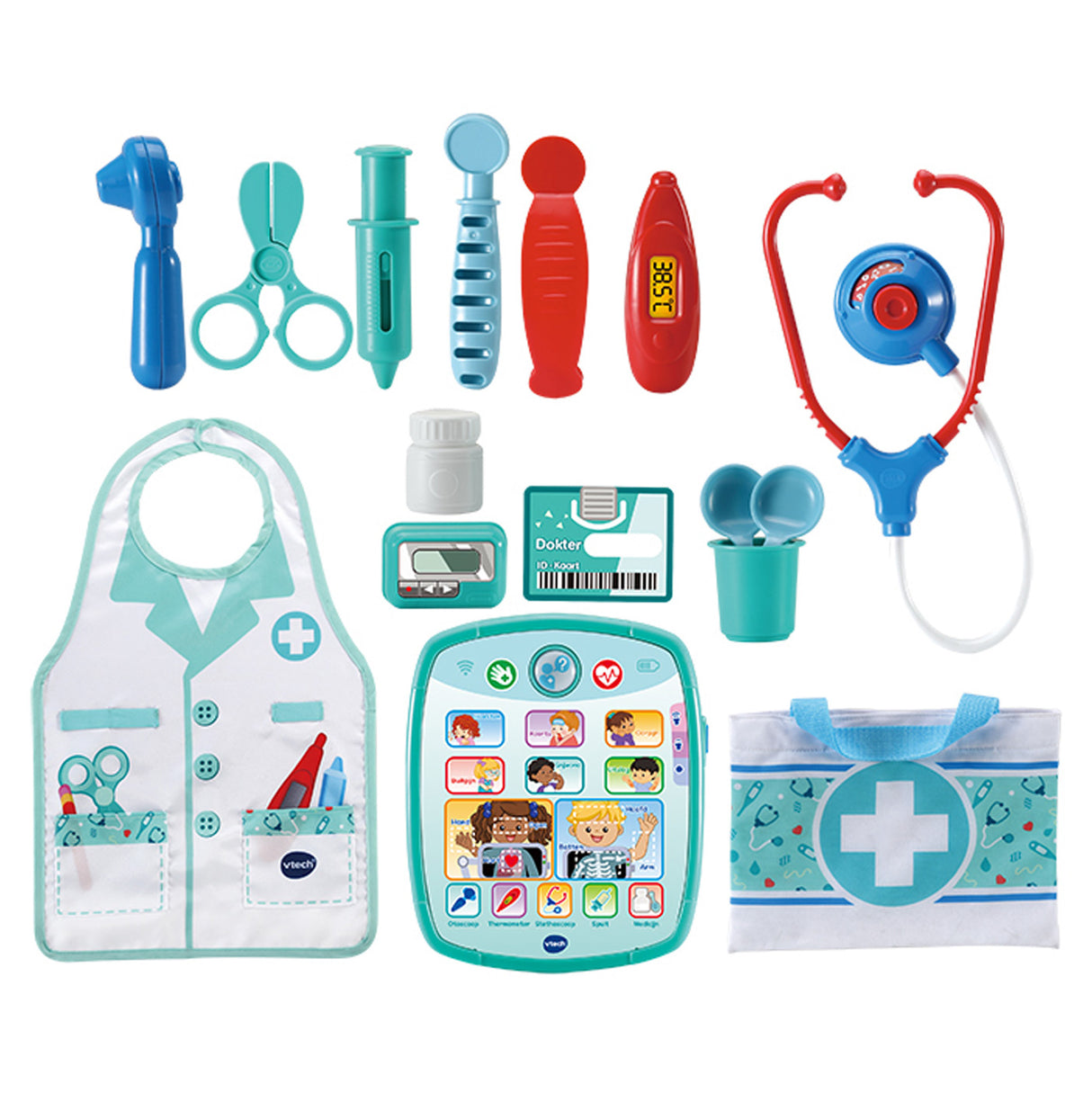 VTech Kleuter fornece couro médico