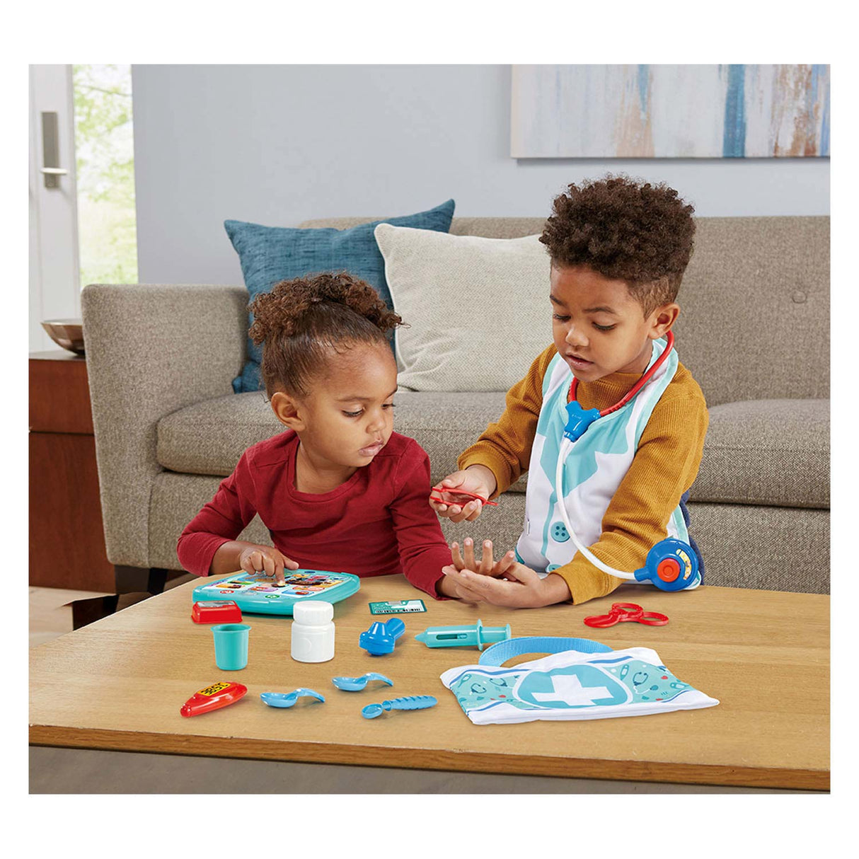 VTech Kleuter fornece couro médico