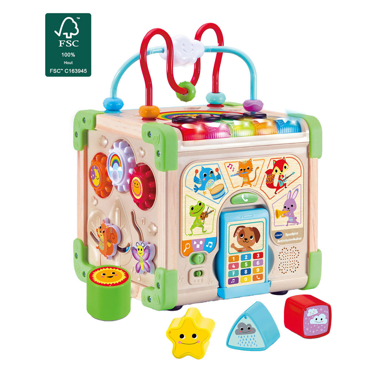 VTech Green Speelpret Aktywność Kubus