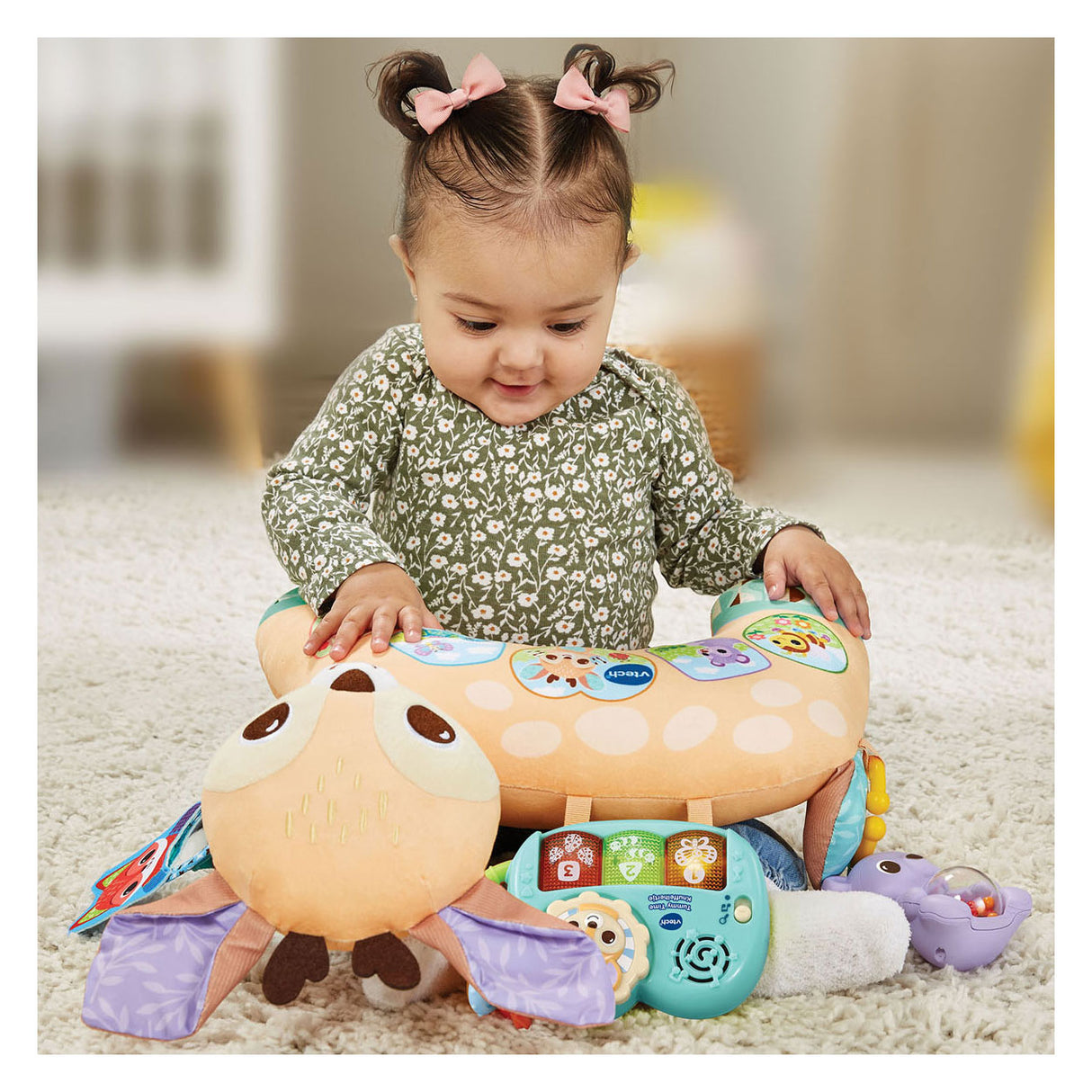 Vtech animal friends tummy time hug