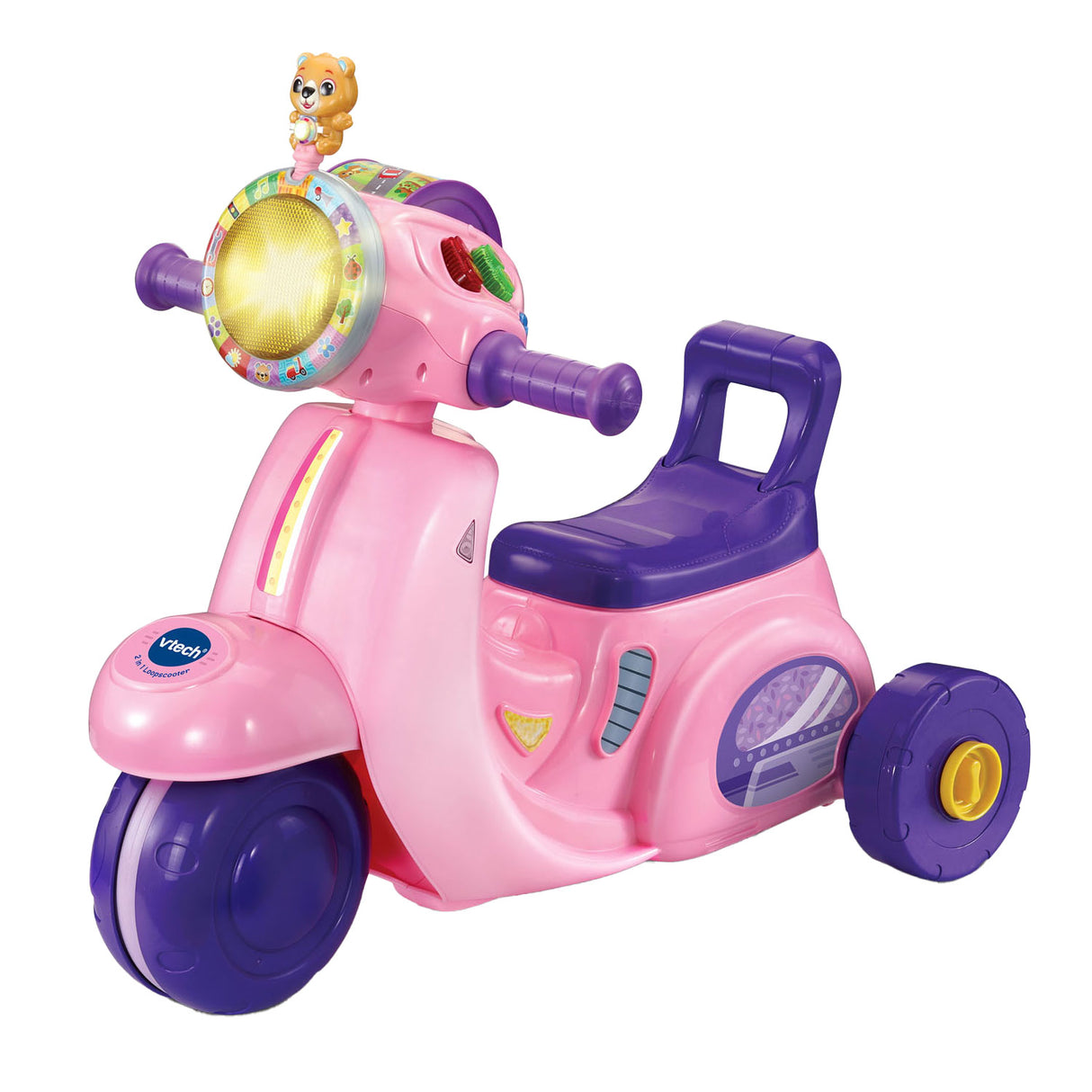Vtech 2in1 løpescooter rosa