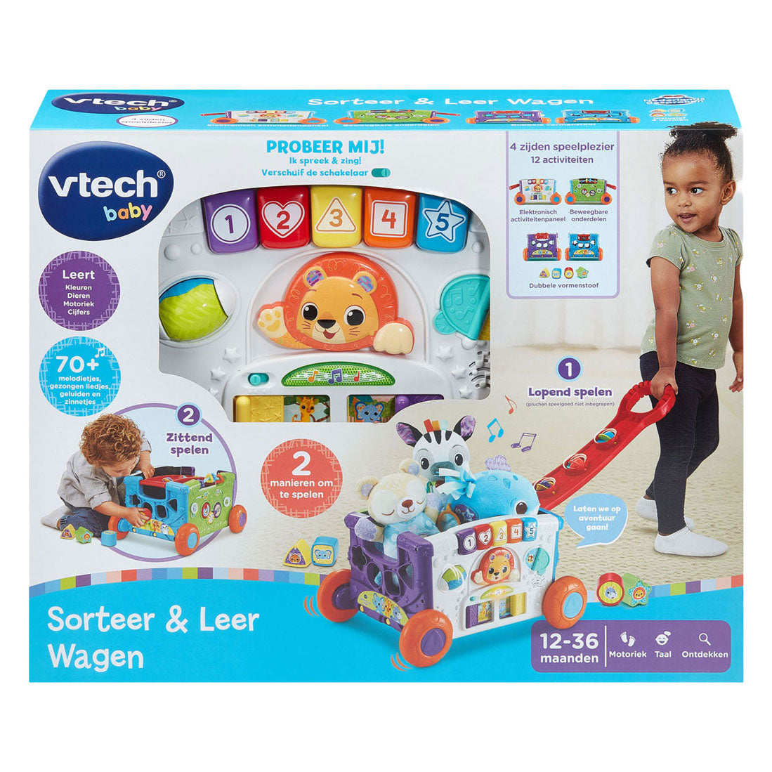 Vtech baby sortere og lære vogn 2 måter å leke på