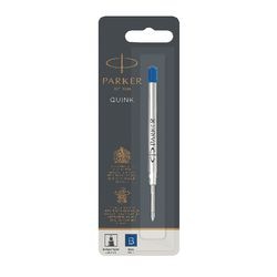 Parker ballpoint pen refill Quink broad tip blue