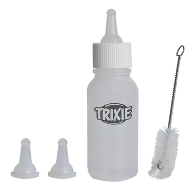 Trixie sucking bottle food set including brush