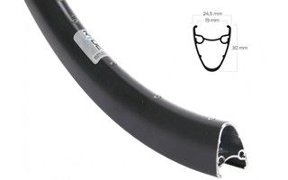 Rigida rim ryde 28 (622) dutch-19 36 14 black (unsanded)