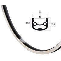 Rigida Velg Ryde 26 (559) Andra-30 36 14 Schwarz (geschärft)