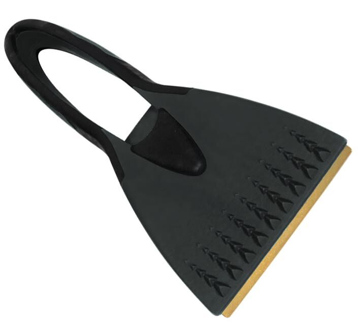 Max4car ijskrabber 2k ice scraper 2k w.soft gri brass
