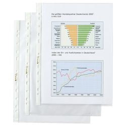 Rexel perforated pockets Hetzel A4 transparent