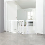 Trixie dog fence with door white