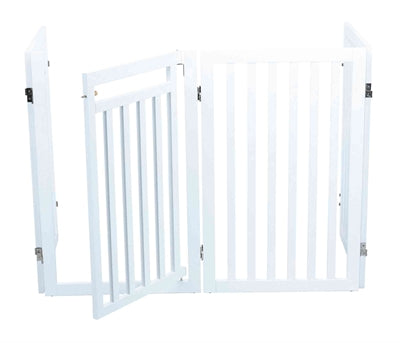 Trixie dog fence with door white