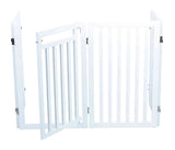 Trixie dog fence with door white