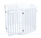 Trixie dog fence with door white