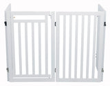 Trixie dog fence with door white
