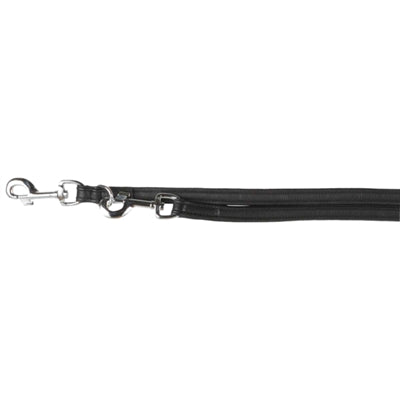 Trixie Hond Leash Police Line Active Komfort Leeder Black