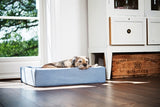 Bia Cotton Hoes para Hond Basket Blue