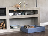 Bia Cotton Hoes para Hond Basket Blue