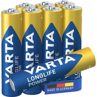 Varta batterij aaa 4+4 alkaline longlife power