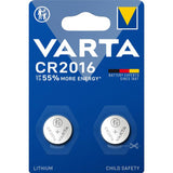 Varta Batteries CR2016 2 pieces of button cell