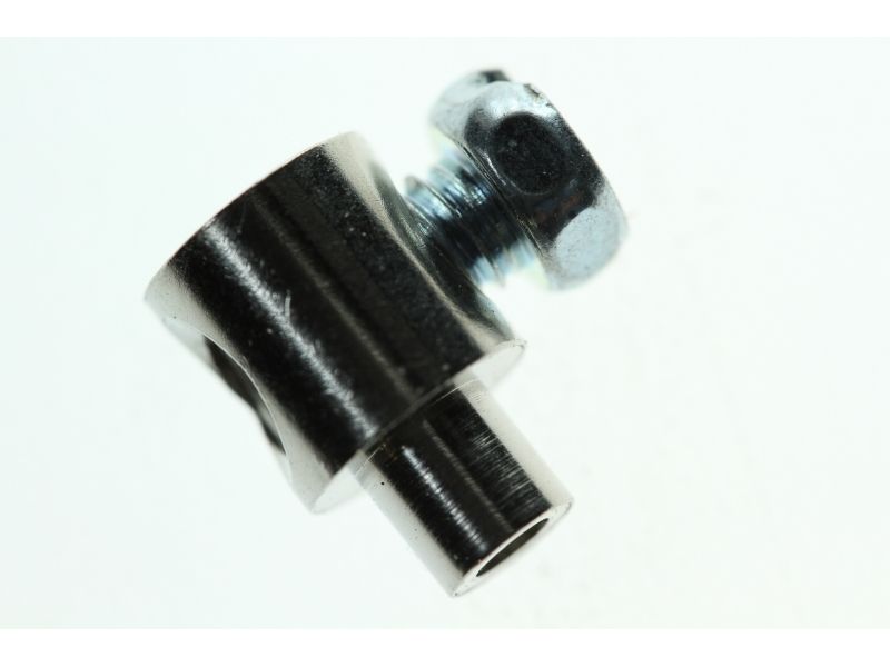 Nipple screw at right angles spin