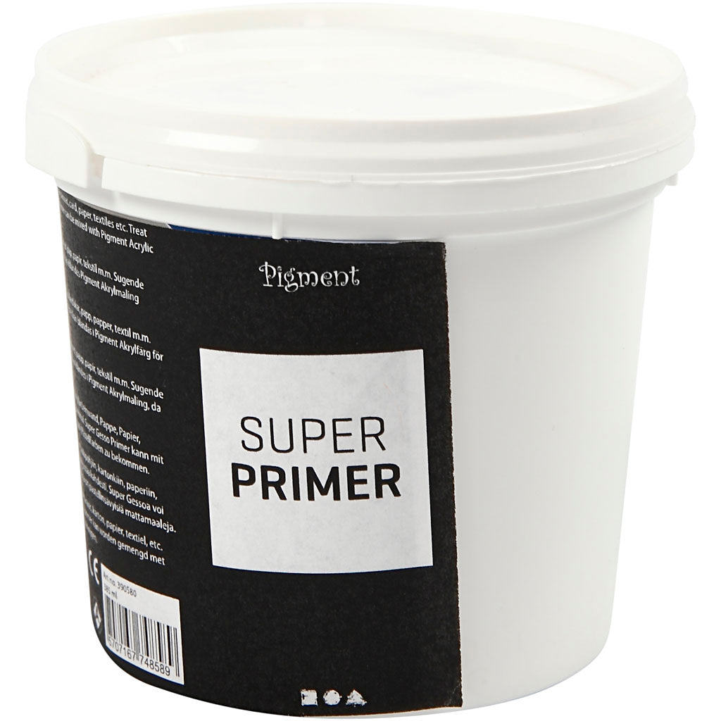 Pigment super gesso, white, 385 ml 1 box
