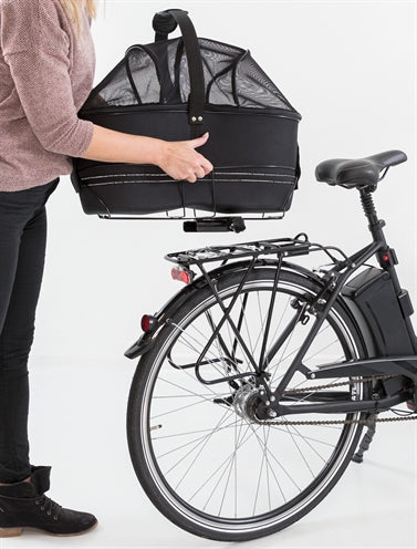 Trixie Bicycle Basket Luggage Carrier Black Black