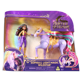 Unicorn academy doll sophia unicorn wildstar (with light)