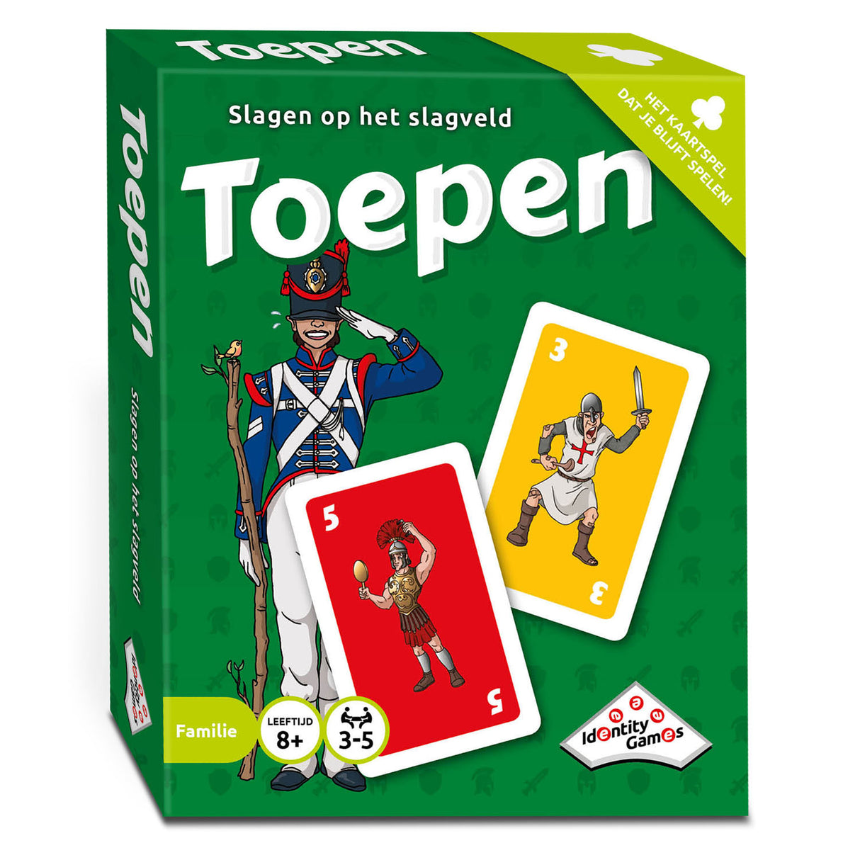 Jogo de cartas de jogos de identidade