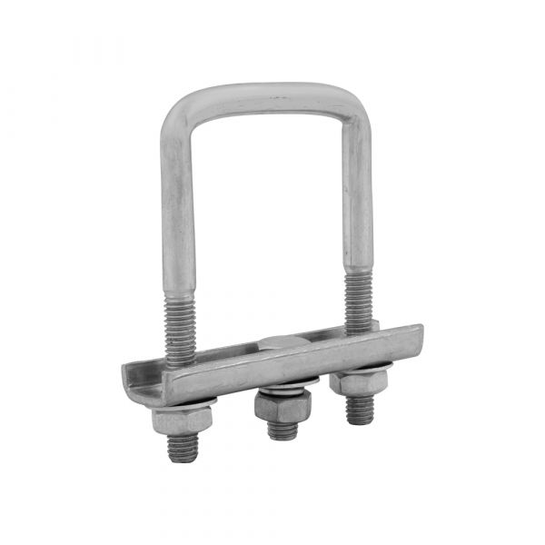 Suporte de grampo 60 mm. quadrado