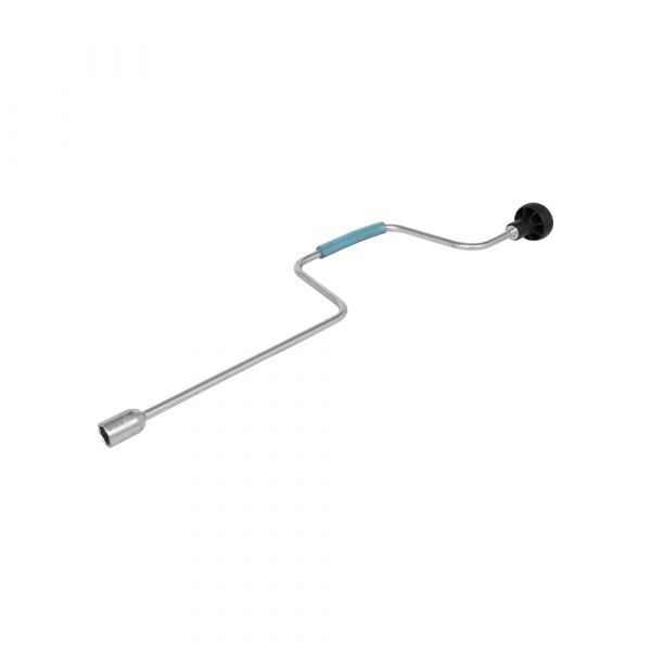 Crank for turning support