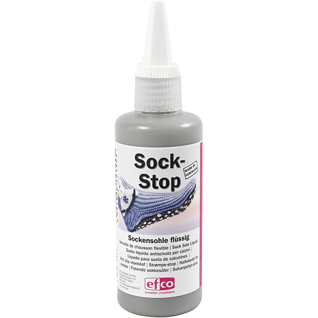 Creativ Company Sock-stop Anti-slip Gray, 100ml