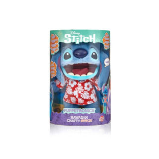 Disney hawaiian chatty stitch deluxe puppetronic 32 cm