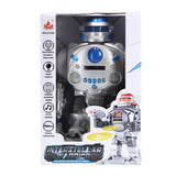 Radiografisch bestuurbare robot interstellar warrior met licht en geluid 2 assorti