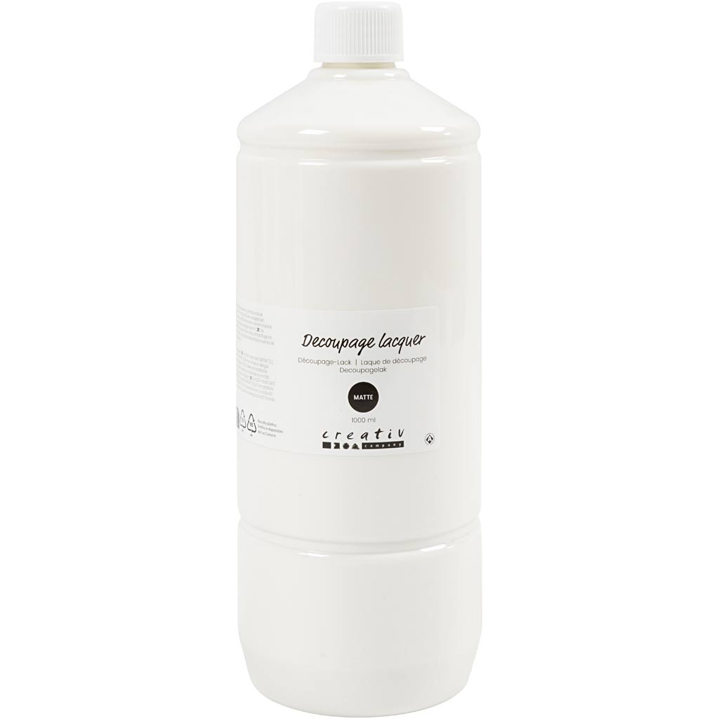 Creativ company decoupagelak, matt, 1000 ml 1 fles