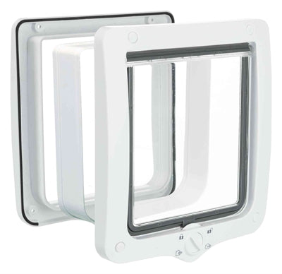 Trixie 4-Way Cat Flap XL včetně tunelu White