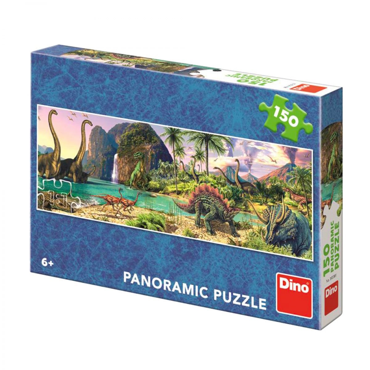 Dinotoys dinosaurus panorama puzzle 150 kusů