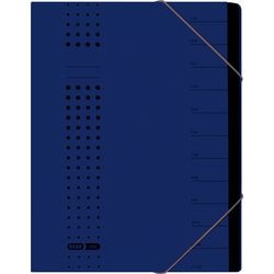 Elba Chic A4 Blue Sorting Folder