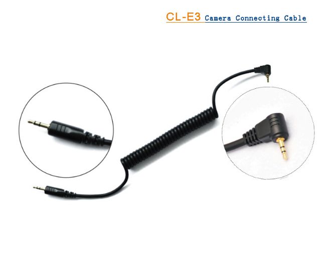 Pixel camera connection cable e3 3.5 mm for canon